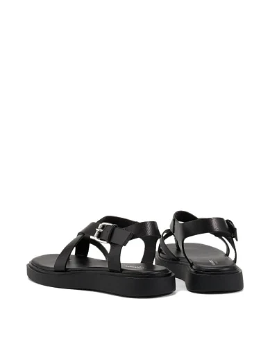 Женские сандалии Vagabond Connie кожаные черные - фото 3 - Miraton