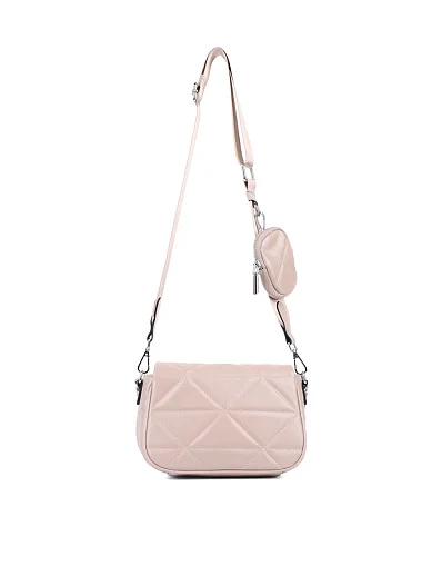 Жіноча сумка крос-боді MIRATON шкіряна бежева(3156-2) - фото 4 - Miraton