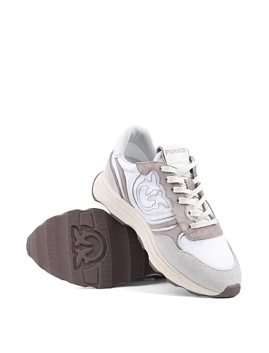 Жіночі кросівки Pinko шкіряні бежеві (SS0087P076K26) - фото 2 - Miraton