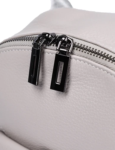 Женская сумка MIRATON кожаная молочного цвета - фото 3 - Miraton