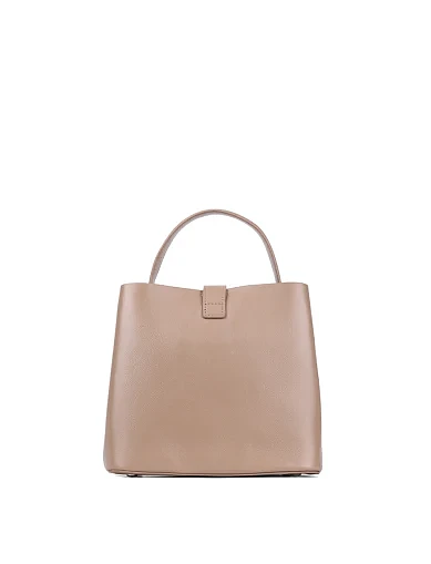 Женская сумка тоут MIRATON кожаная бежевая - фото 3 - Miraton