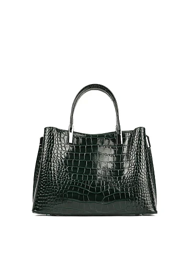 Жіноча сумка MIRATON шкіряна зелена(9815-1) - фото 1 - Miraton