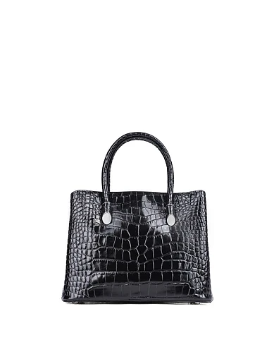 Жіноча сумка тоут MIRATON шкіряна чорна(9816-1) - фото 3 - Miraton