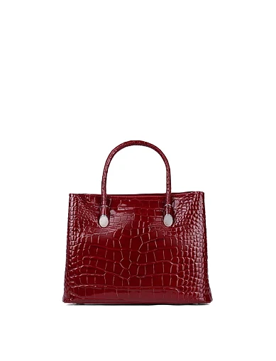 Женская сумка тоут MIRATON кожаная красная - фото 1 - Miraton