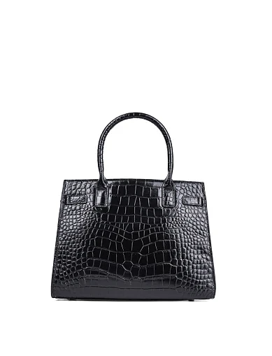 Жіноча сумка тоут MIRATON шкіряна чорна(9817-1) - фото 3 - Miraton