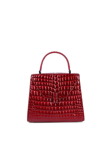 Женская сумка леди лайк MIRATON кожаная красная - фото 1 - Miraton