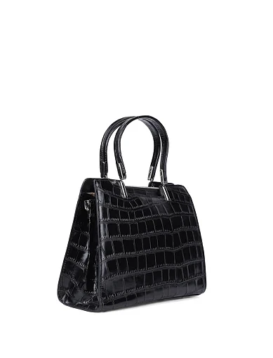 Жіноча сумка тоут MIRATON шкіряна чорна(8820-1) - фото 3 - Miraton