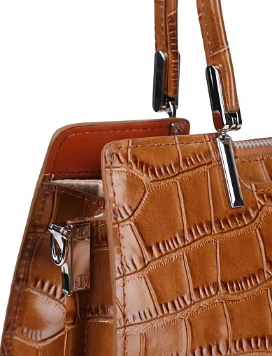 Жіноча сумка тоут MIRATON шкіряна кемел(8820-1) - фото 5 - Miraton