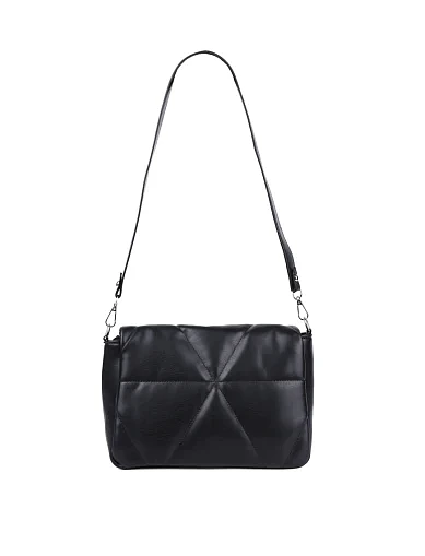 Жіноча сумка крос-боді MIRATON з екошкіри чорна(6083-1) - фото 4 - Miraton