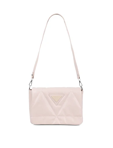 Женская сумка кросс-боди MIRATON из экокожи бежевая - фото 1 - Miraton