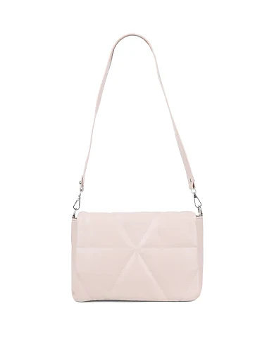 Женская сумка кросс-боди MIRATON из экокожи бежевая - фото 3 - Miraton