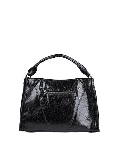 Жіноча сумка тоут MIRATON шкіряна чорна(3027-1) - фото 4 - Miraton