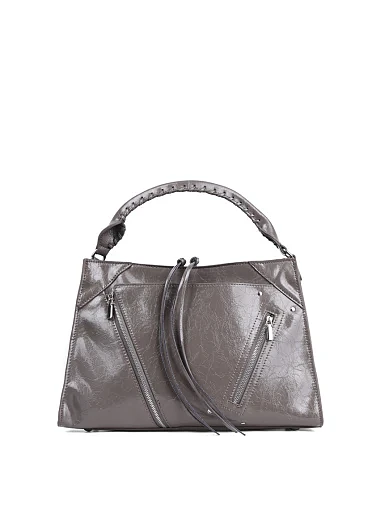 Жіноча сумка тоут MIRATON шкіряна сіра(3027-2) - фото 1 - Miraton