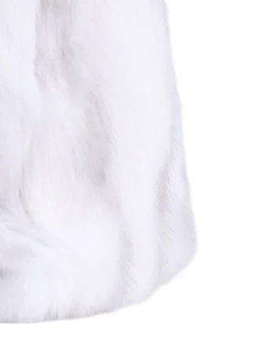 Женская сумка через плечо MIRATON из меха белая - фото 5 - Miraton