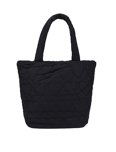 Женская сумка шоппер MIRATON тканевая черная - фото 3 - Miraton