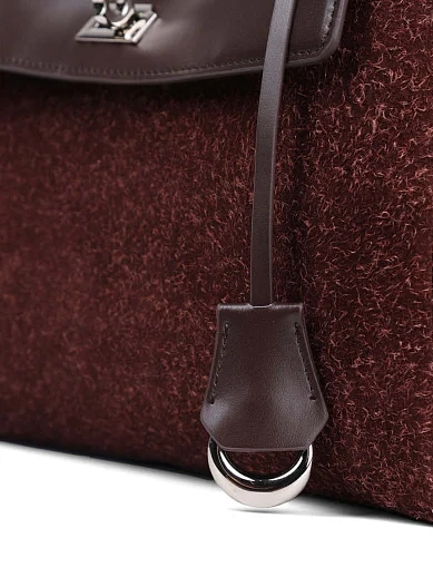 Женская сумка тоут MIRATON кожаная коричневая - фото 6 - Miraton