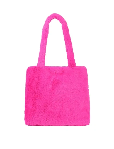Жіноча сумка через плече MIRATON з хутра рожева(117-3) - фото 1 - Miraton