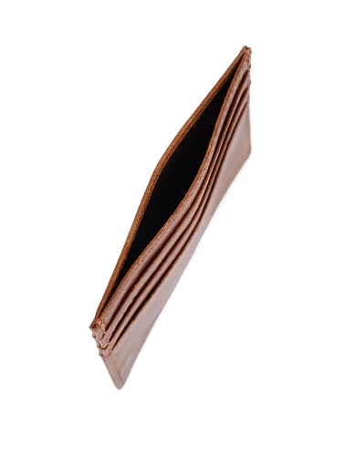 Чоловічий картхолдер MIRATON шкіряний коричневий (259-2) - фото 4 - Miraton