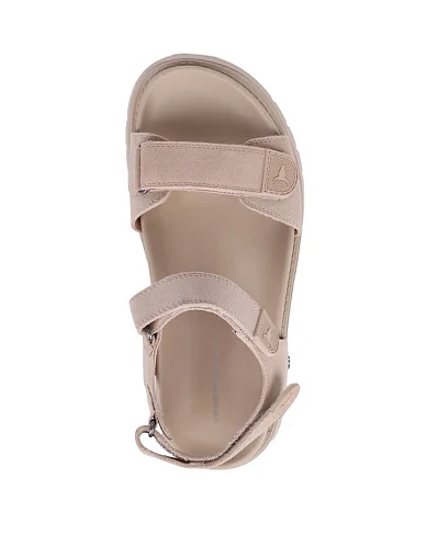 Женские сандалии WINDSOR SMITH MIDSUMMER велюровые бежевые - фото 3 - Miraton