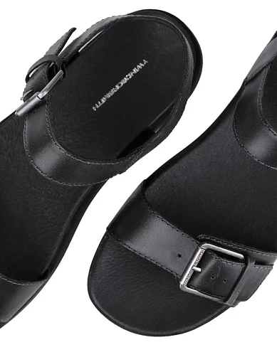 Женские сандалии WINDSOR SMITH ASCEND кожаные черные - фото 5 - Miraton