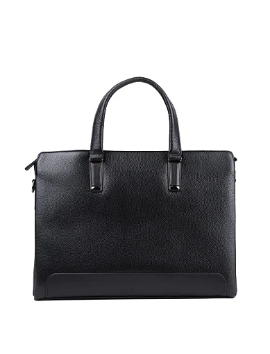 Чоловіча сумка MIRATON шкіряна чорна (H9860-1 ) - фото 1 - Miraton