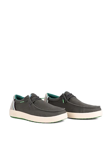 Мужские туфли Walk in Pitas CANA тканевые серые - фото 3 - Miraton