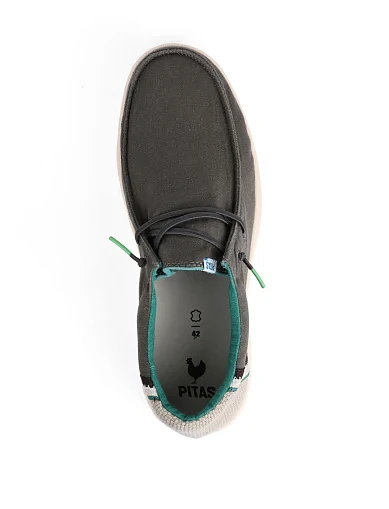 Мужские туфли Walk in Pitas CANA тканевые серые - фото 5 - Miraton