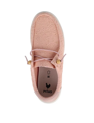 Женские туфли Walk in Pitas KILA тканевые розовые - фото 5 - Miraton