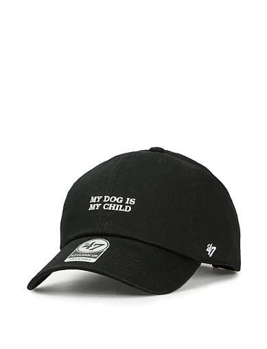 Кепка 47 Brand SLOGAN BASE RUNNER ICON тканевая черная - фото 1 - Miraton