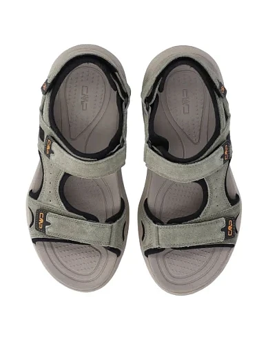 Мужские сандалии CMP EMBY замшевые зеленые - фото 4 - Miraton