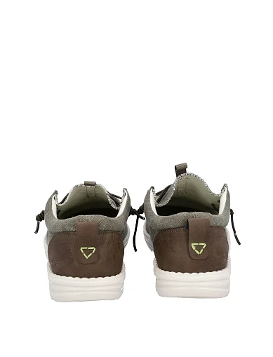 Мужские туфли CMP тканевые зеленые - фото 3 - Miraton