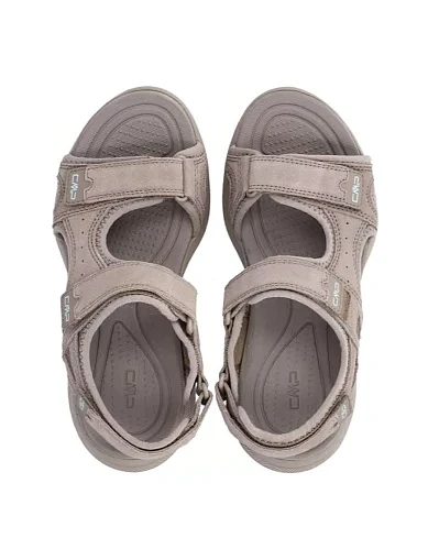 Женские сандалии CMP кожаные бежевые - фото 5 - Miraton