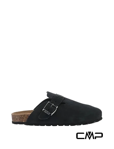 Женские слиперы CMP NAVARRO замшевые черные - фото 1 - Miraton