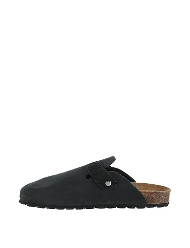 Женские слиперы CMP NAVARRO замшевые черные - фото 2 - Miraton