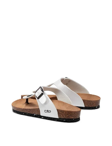 Жіночі в'єтнамки CMP зі штучної шкіри білі (3Q91036-A001) - фото 3 - Miraton