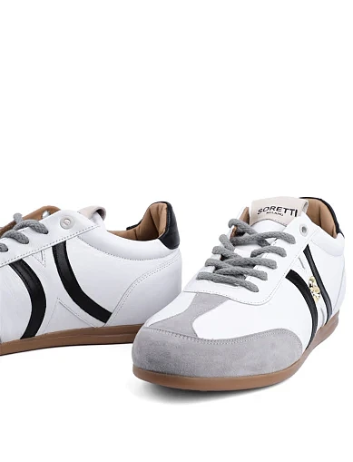 Жіночі кеди Helena Soretti шкіряні білі (ELENASS2505) - фото 2 - Miraton