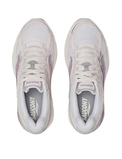 Женские кроссовки Saucony PROGRID OMNI 9 PREMIUM тканевые сиреневые - фото 5 - Miraton