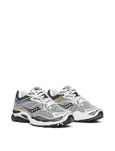 Женские кроссовки Saucony PROGRID OMNI 9 OG тканевые серебряного цвета - фото 2 - Miraton