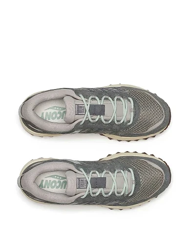 Чоловічі кросівки Saucony GRID PEAK тканинні сірі - фото 5 - Miraton