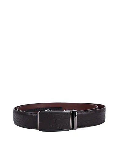 Ремень кожаный коричневый - фото 1 - Miraton