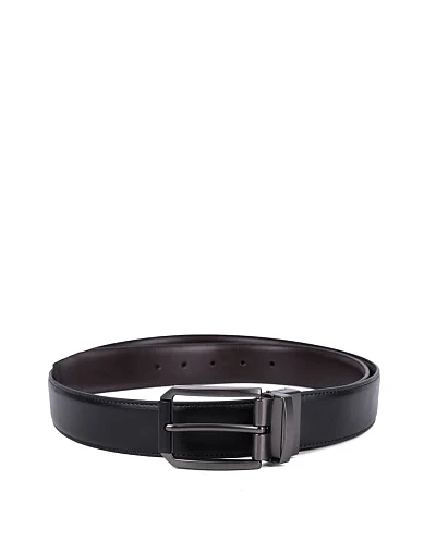 Ремень кожаный коричневый - фото 1 - Miraton