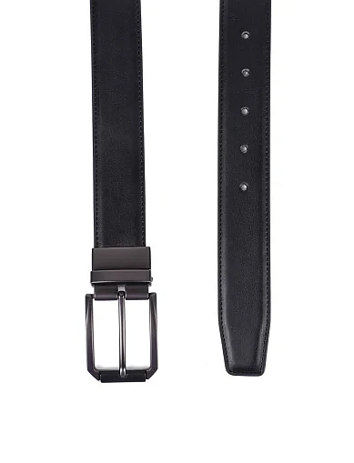 Ремень кожаный коричневый - фото 2 - Miraton