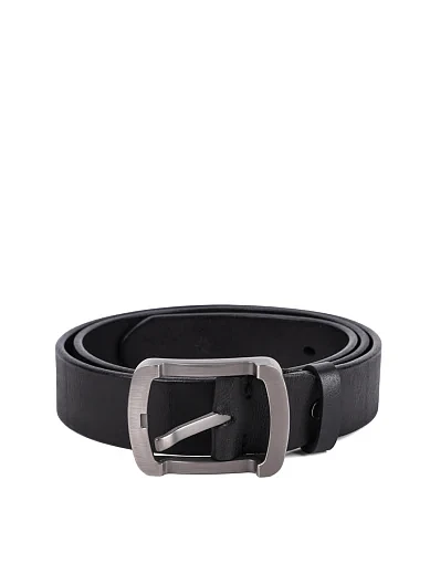 Ремень кожаный черный - фото 1 - Miraton