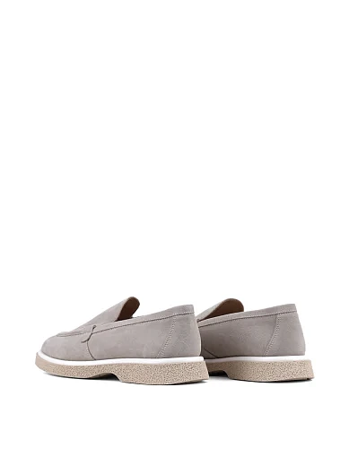 Женские туфли слиперы Helena Soretti замшевые бежевые - фото 4 - Miraton