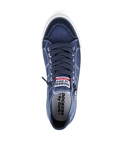 Мужские кеды Dockers тканевые синие - фото 5 - Miraton