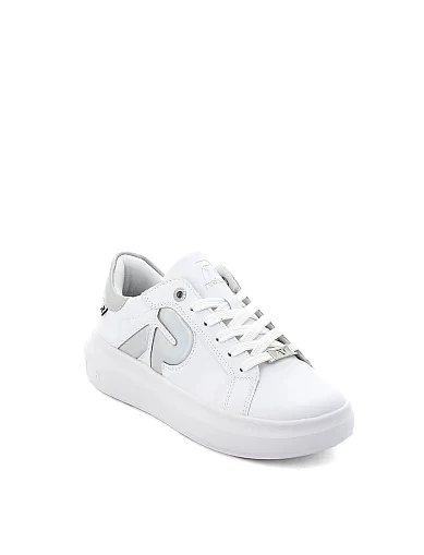 Женские кеды Rieker кожаные белые - фото 2 - Miraton