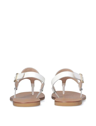 Жіночі сандалі LIU JO шкіряні білі (SA5085P010201065) - фото 6 - Miraton