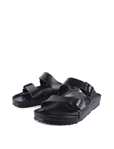 Чоловічі шльопанці BIRKENSTOCK Arizona Eva гумові чорні - фото 2 - Miraton