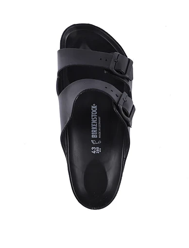 Чоловічі шльопанці BIRKENSTOCK Arizona Eva гумові чорні - фото 4 - Miraton