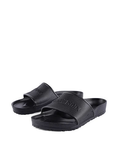 Женские шлепанцы BIRKENSTOCK Barbados Eva резиновые черные - фото 2 - Miraton